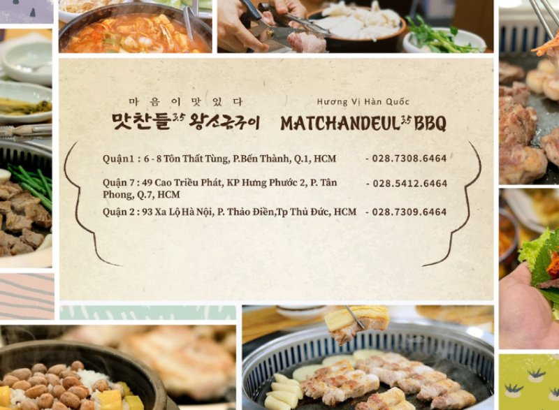 Thưởng thức món nướng siêu ngon tại Matchandeul Korean BBQ