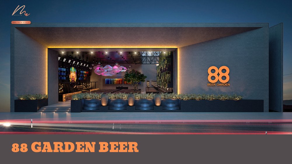 Không gian sang trọng tại 88 Garden Beer