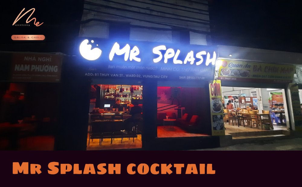 Không gian ấm cúng tại Mr Splash giúp bạn thư giãn sau một ngày dài